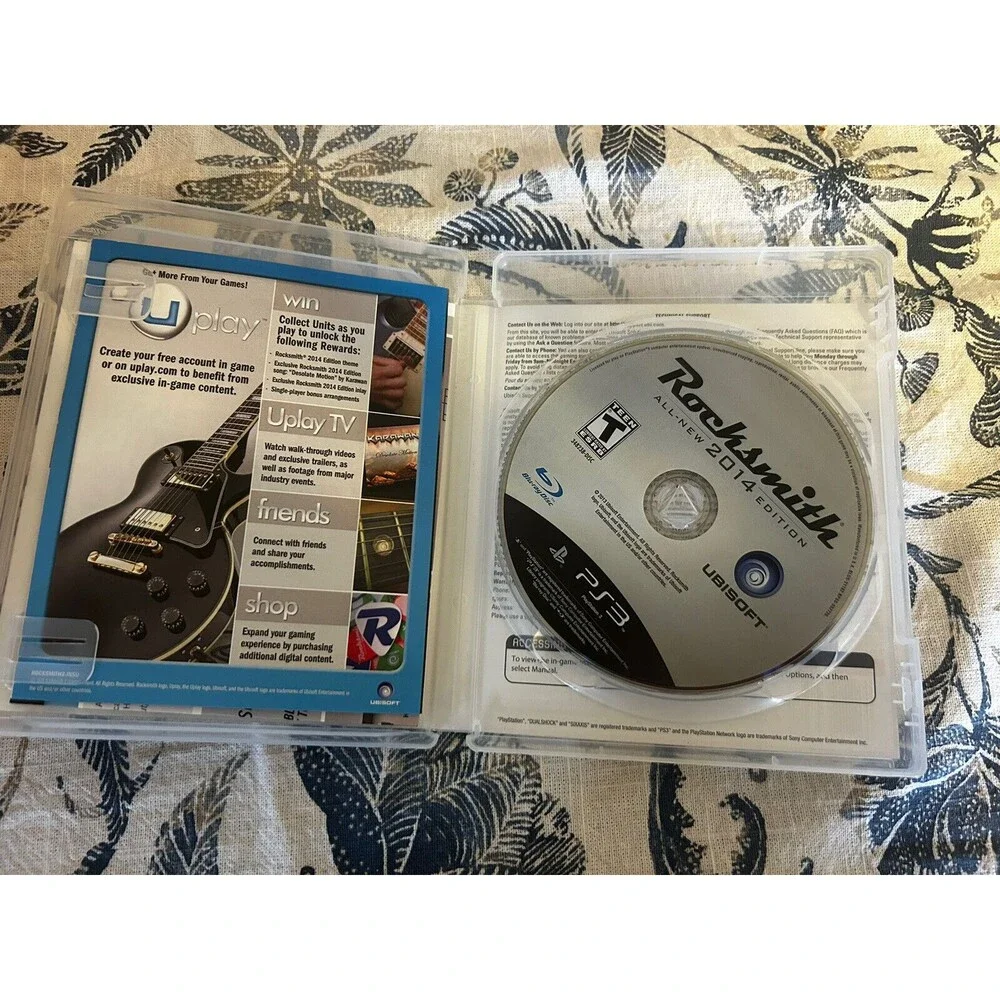 Rocksmith 2014 Edition (Sony Playstation 3, PS3) game only